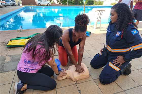 CURSO DE PRIMEIROS SOCORROS E SALVAMENTO AQUÁTICO SECRETARIA DE ESPORTE E LAZER